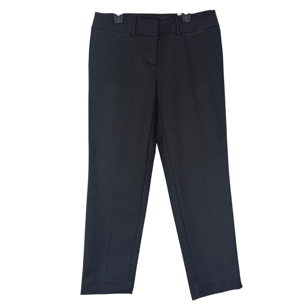NWT Ann Taylor LOFT The Riviera Pant Cropped Marisa Fit Black Office Size 2